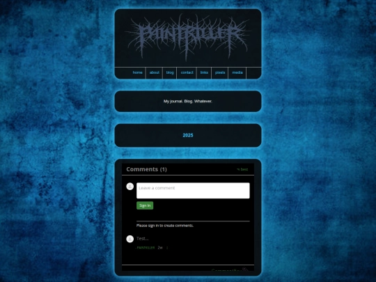blog screenshot