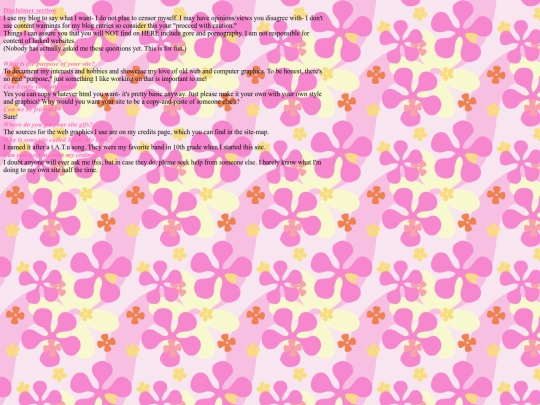 faq screenshot