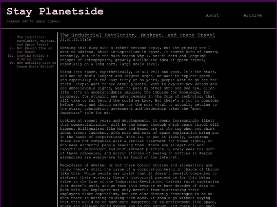 index screenshot