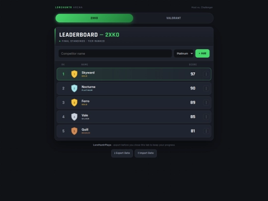 index screenshot