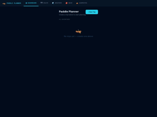 paddle-planner screenshot