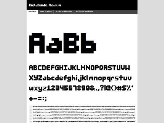 assets/fonts/Fieldguide/fieldguide-demo screenshot