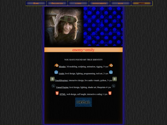 aboutme screenshot