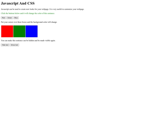 Design screenshot