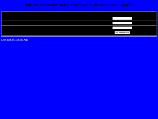 FindVowels screenshot