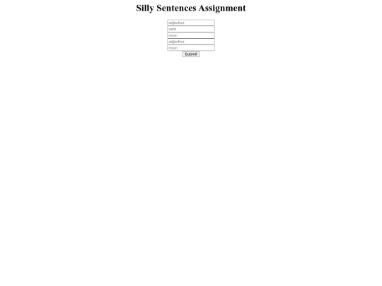 sillysentances screenshot