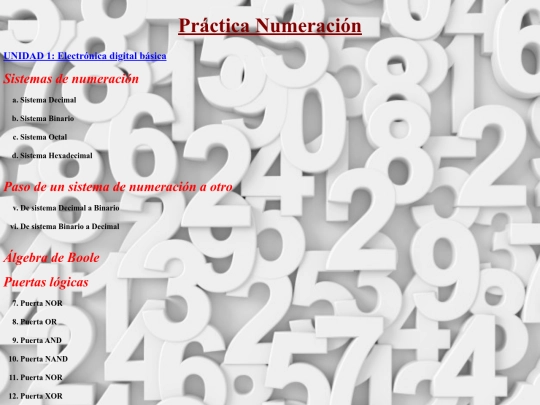 Numeracion screenshot