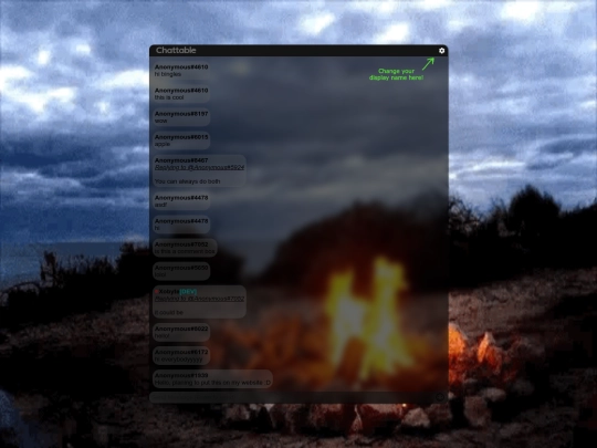 chattable screenshot