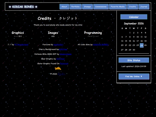 credits screenshot