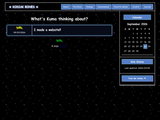 en/journal screenshot