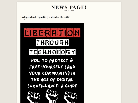 news screenshot