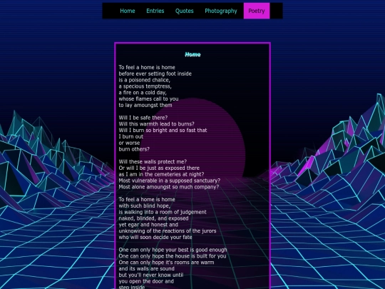 poetry screenshot