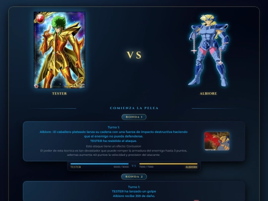 peleas/TESTER vs Albiore screenshot