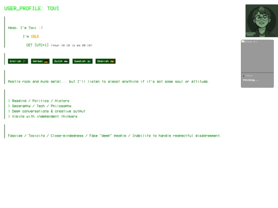 pages/about_me screenshot