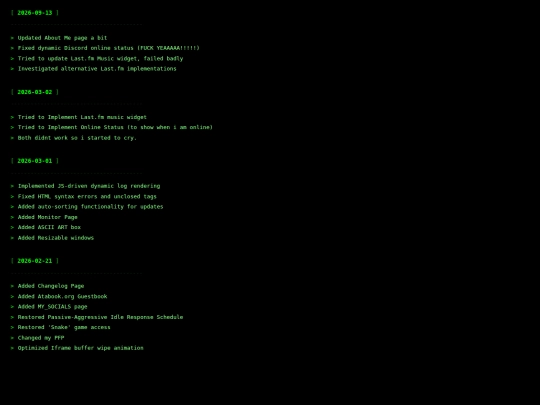 pages/changelog screenshot