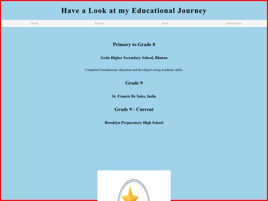 Education screenshot