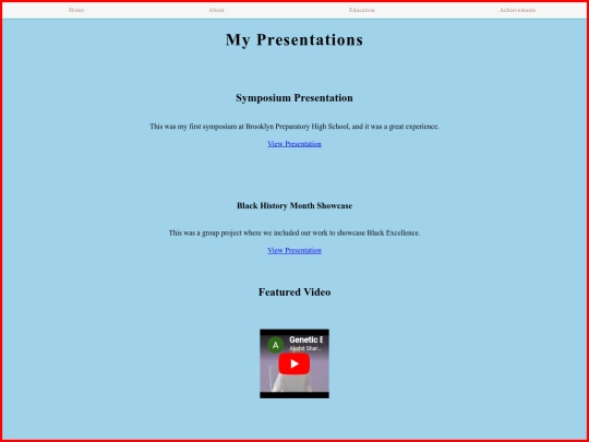 Projects screenshot
