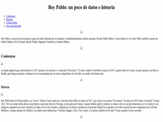 index screenshot
