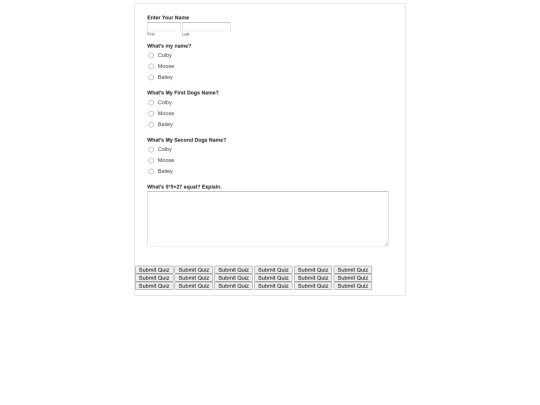 Proj/Math/quiz screenshot