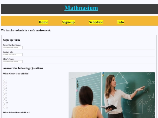 finalsignup screenshot