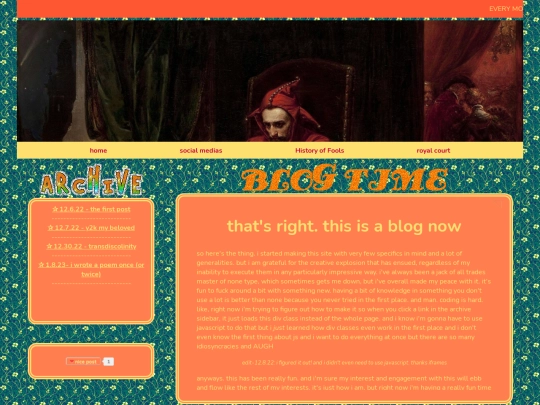 blog/blogtime screenshot