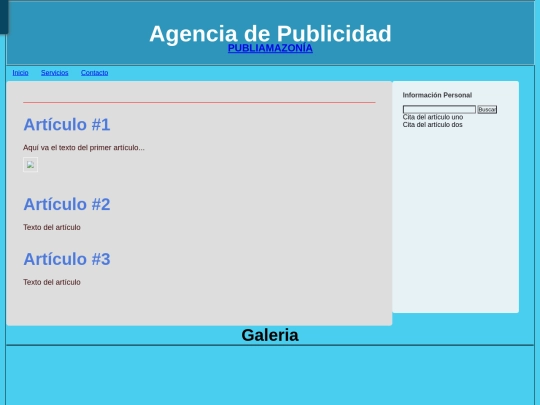 Artículos screenshot