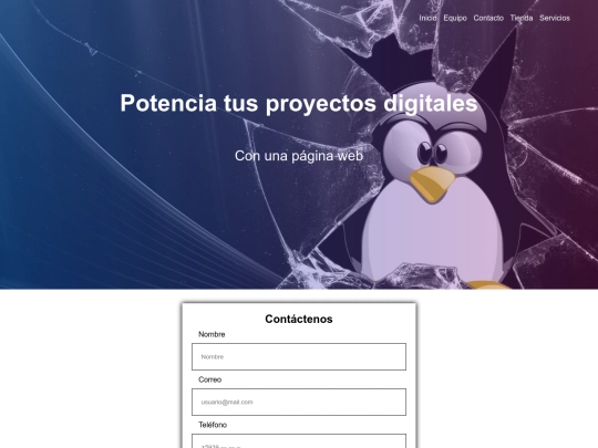 contacto screenshot