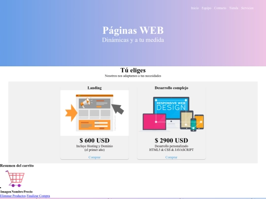 shop-webs screenshot