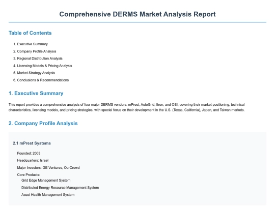 DERMS /Comprehensive DERMS Market Analysis Report 2024-12-2 screenshot