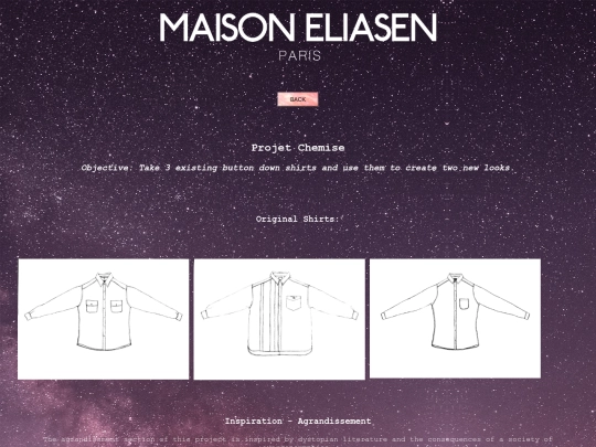 projetchemise screenshot