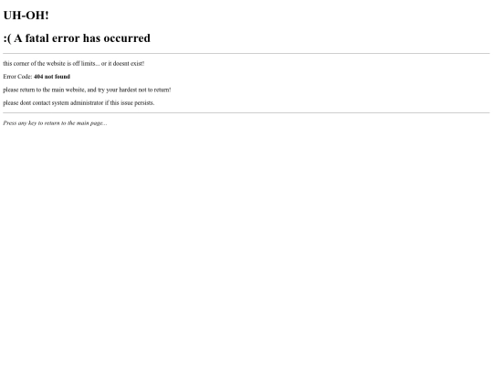 not_found screenshot