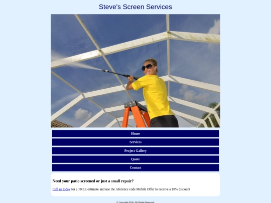 stevescreen screenshot