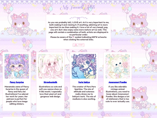 favartists screenshot