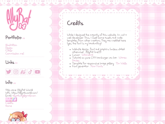 portfolio/credits screenshot
