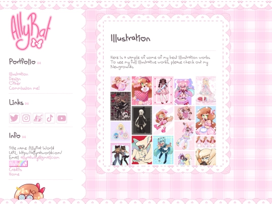 portfolio/illustration screenshot