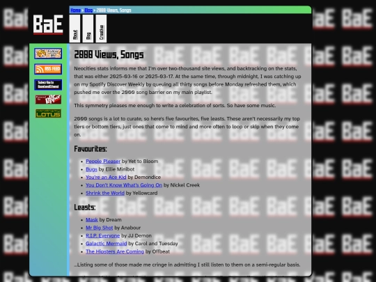 blog/2000-views-songs screenshot