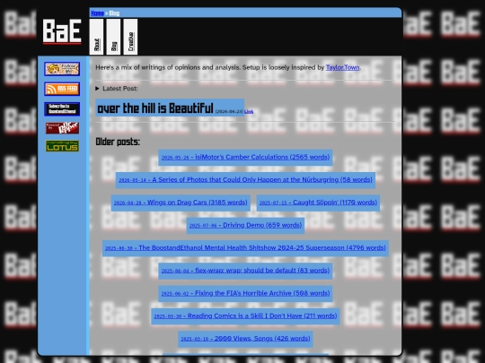 blog screenshot
