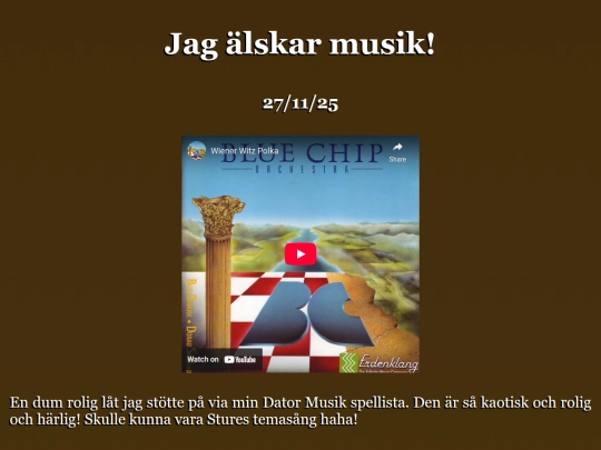 alfred/älskarmusik screenshot