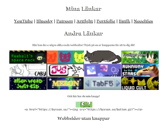 länkar screenshot