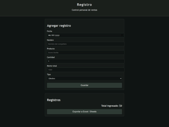 Almas_Runicas/Registros screenshot