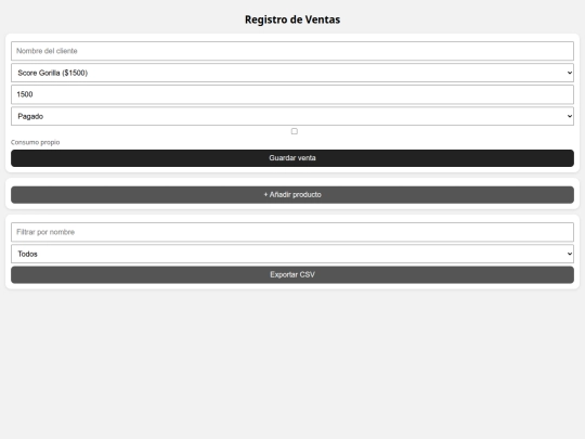 Registroso screenshot