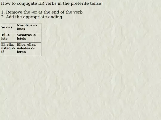 end/ER screenshot