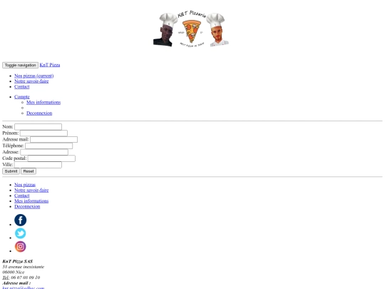 informations screenshot
