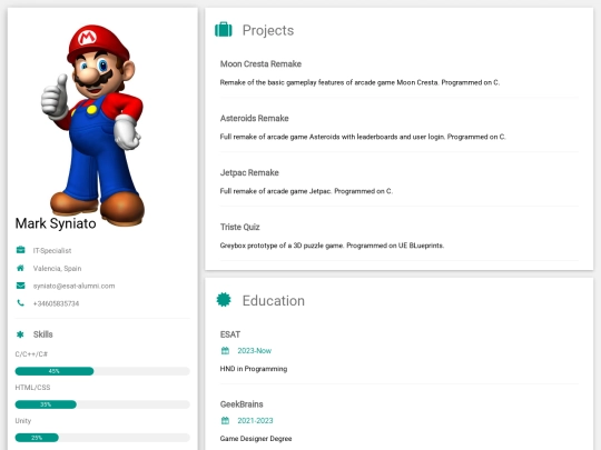 cv screenshot