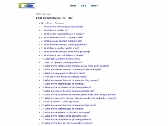 sitemap screenshot