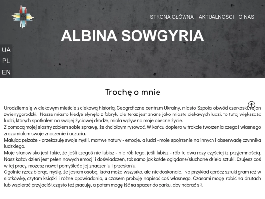 aboutPerson/AlbinaSowgyria screenshot