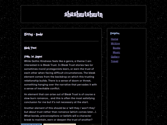 writing/books screenshot