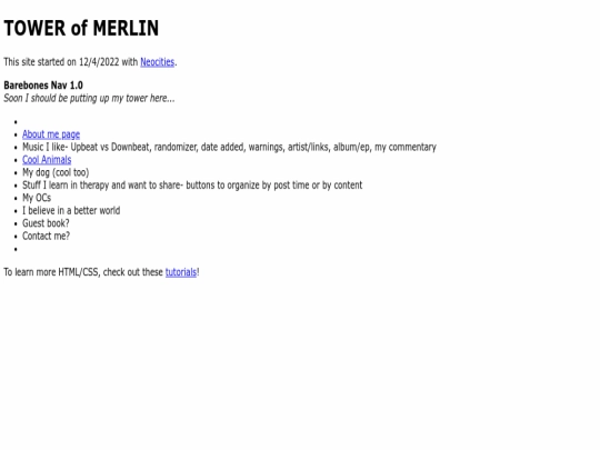 index screenshot