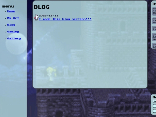 blog screenshot