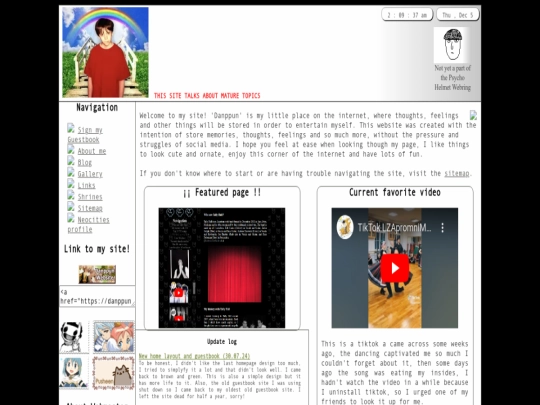 index screenshot